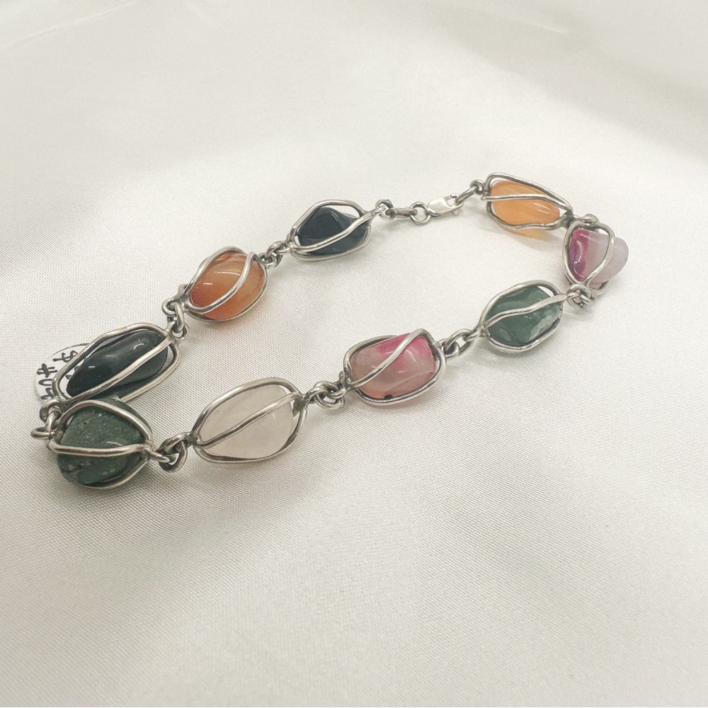 Multicolor Gemstone Bracelet